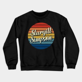 Sturgill Simpson Vintage Retro Circle Crewneck Sweatshirt